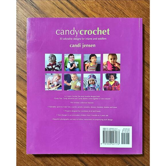Candy Crochet: 50 Adorable Designs for Infants & Toddlers by Candi Jensen - Picture 4 of 4